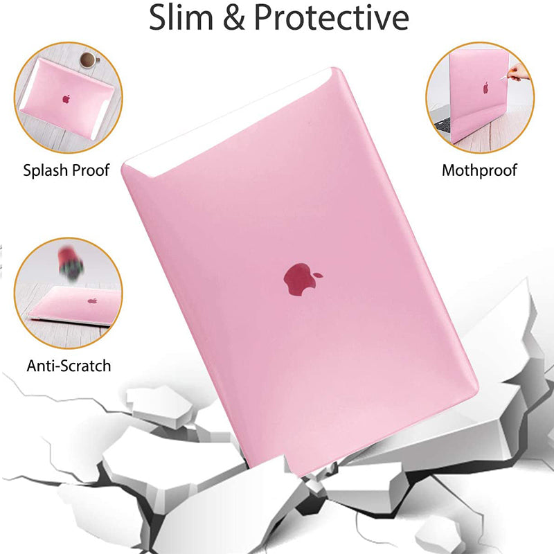 Transparent pink | Macbook case customizable