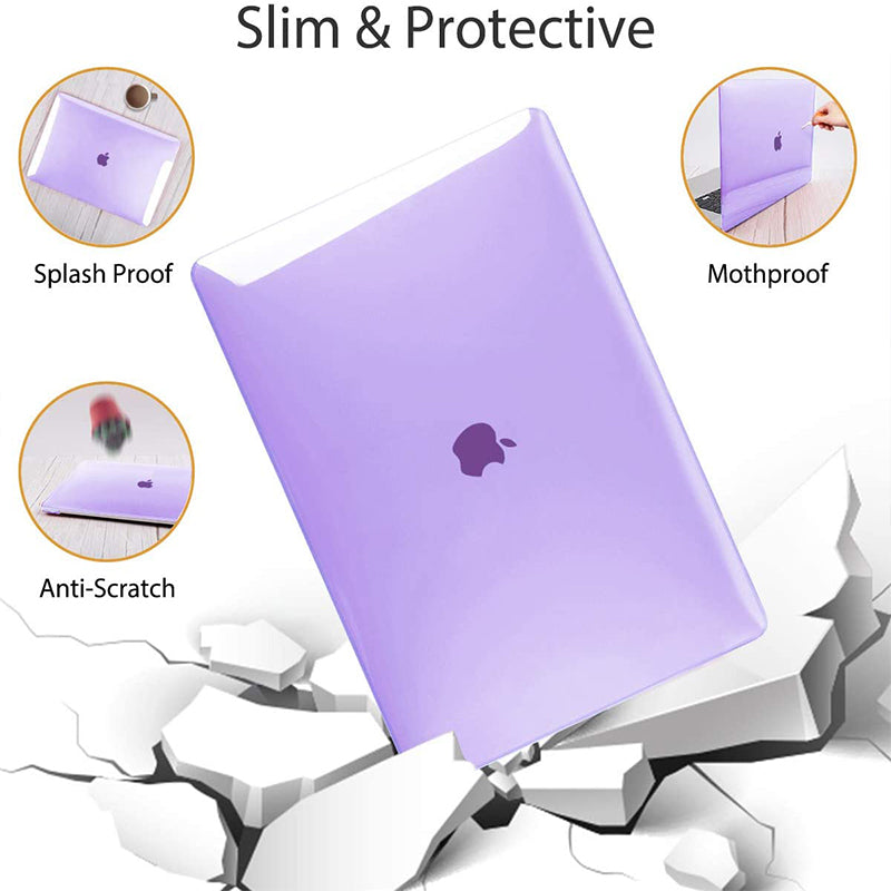 Transparent Purple | Macbook case customizable