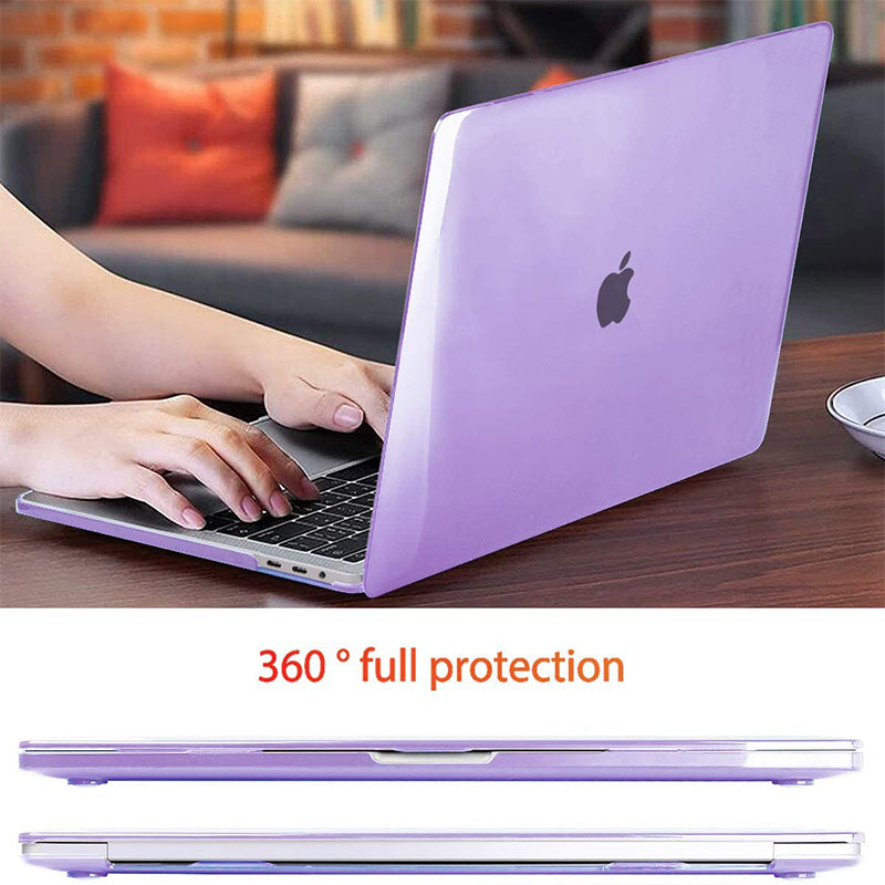 Transparent Purple | Macbook case customizable