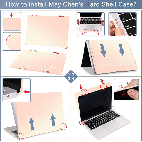Light Powder Gradient | Hard Shell Macbook Case