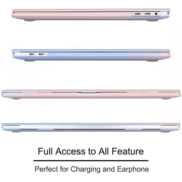 Powder Blue Gradient | Hard Shell Macbook Case