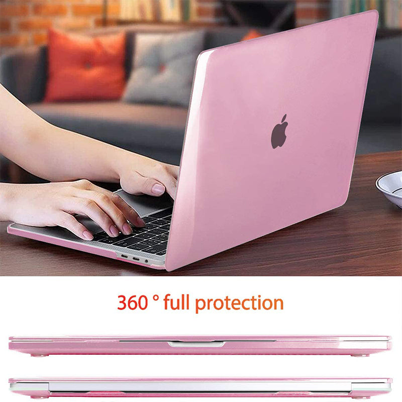 Transparent pink | Macbook case customizable