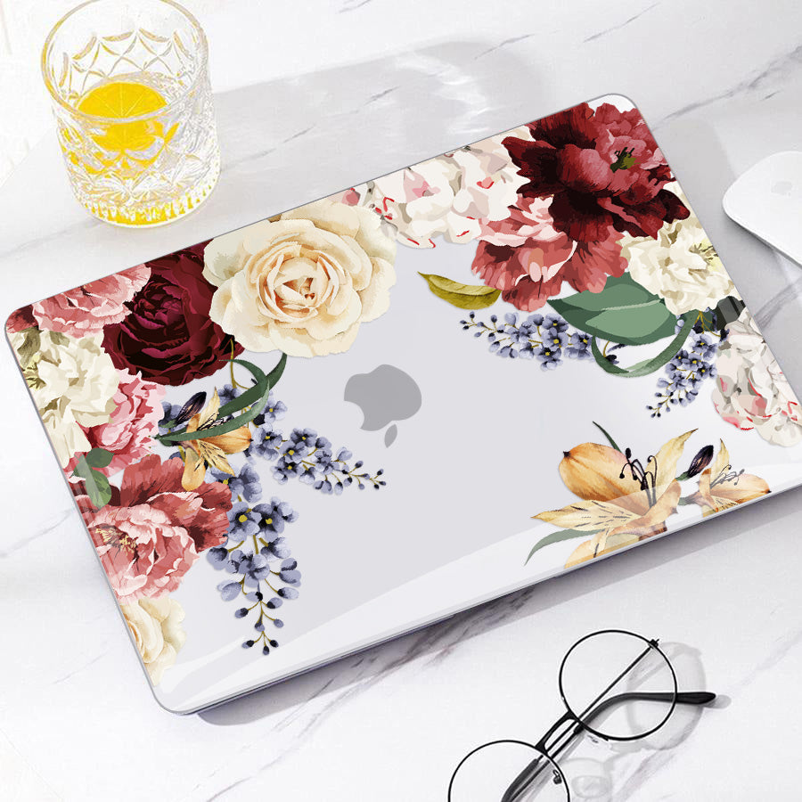 Red and White Roses | Macbook case