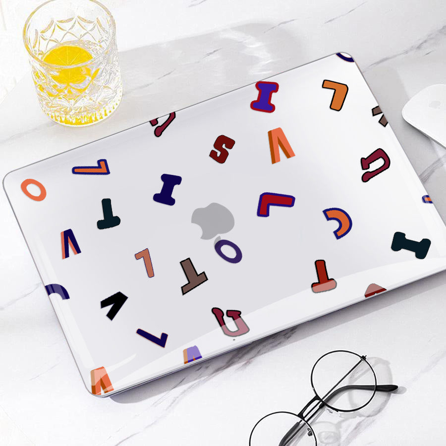 Colorful Letters | Macbook case