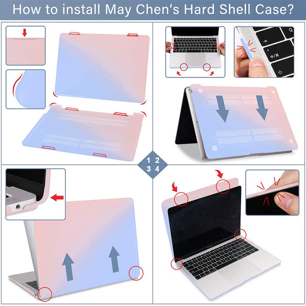 Powder Blue Gradient | Hard Shell Macbook Case