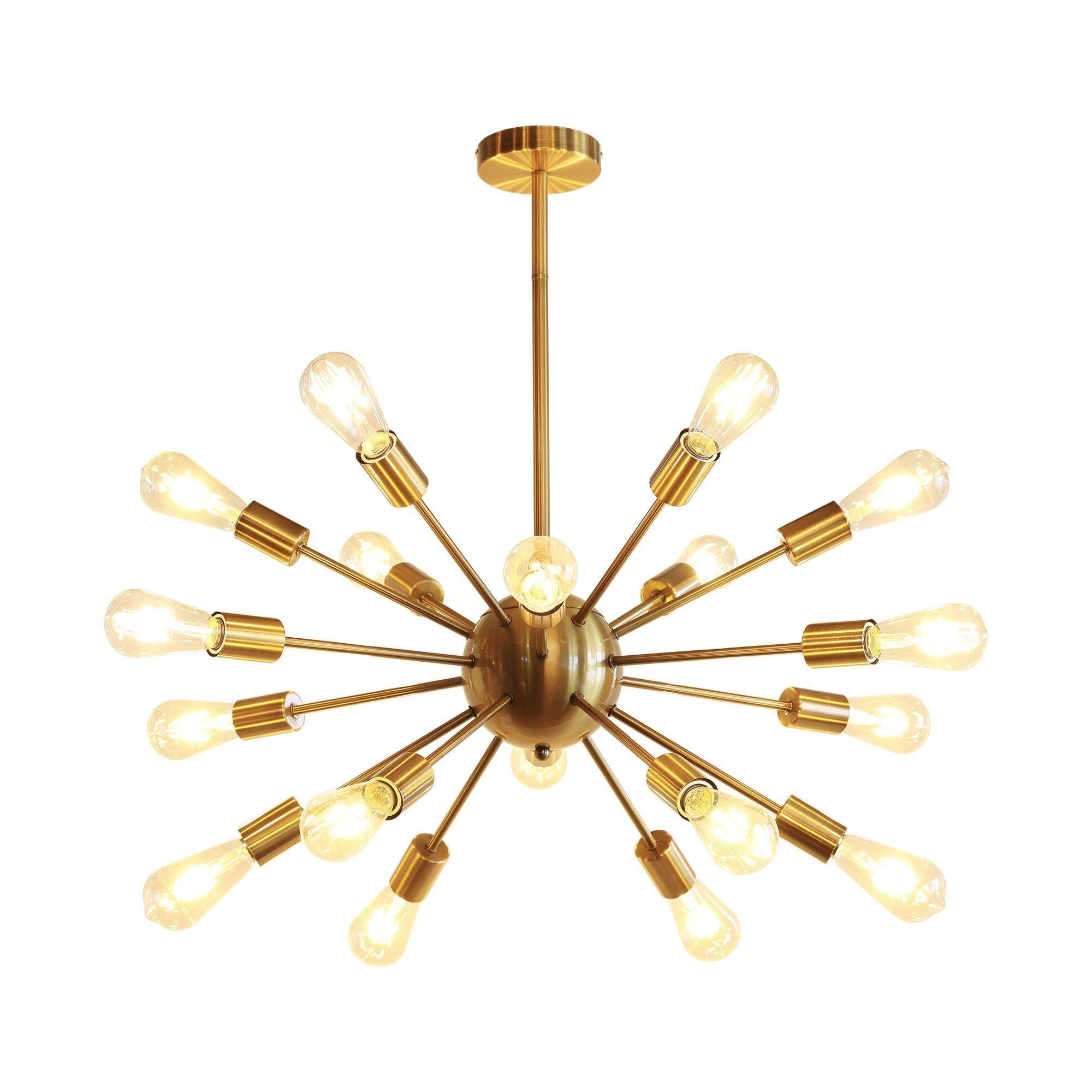 Yervant 18-Light Brass Sputnik Sphere Chandelier