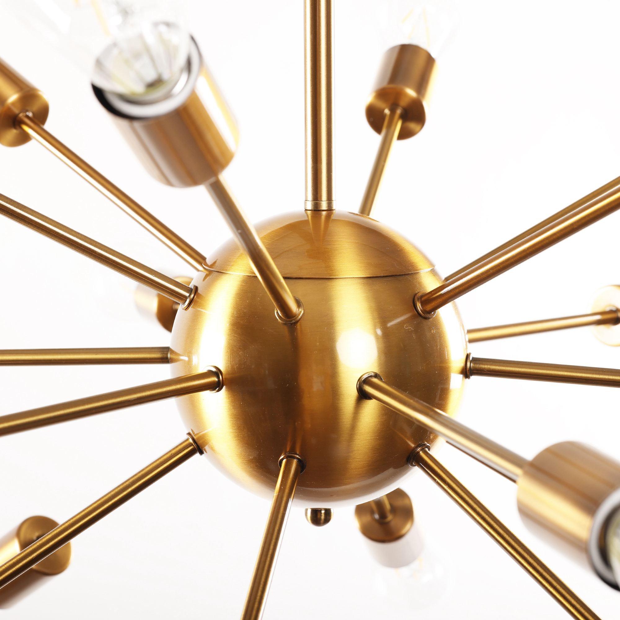 Yervant 18-Light Brass Sputnik Sphere Chandelier