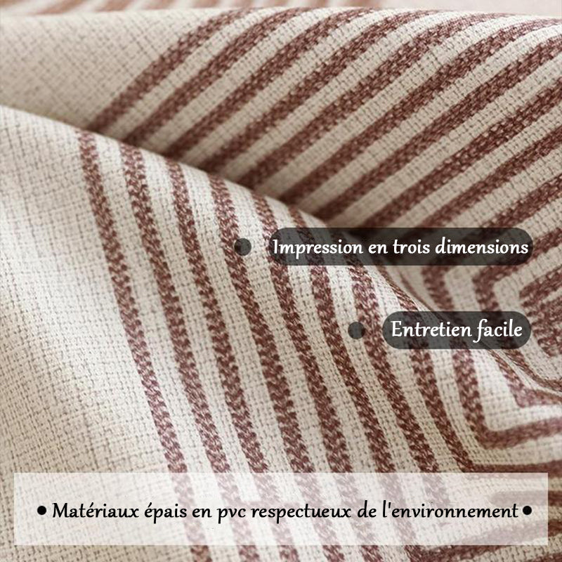 Nappe décorative imperméable et résistante à l'huile