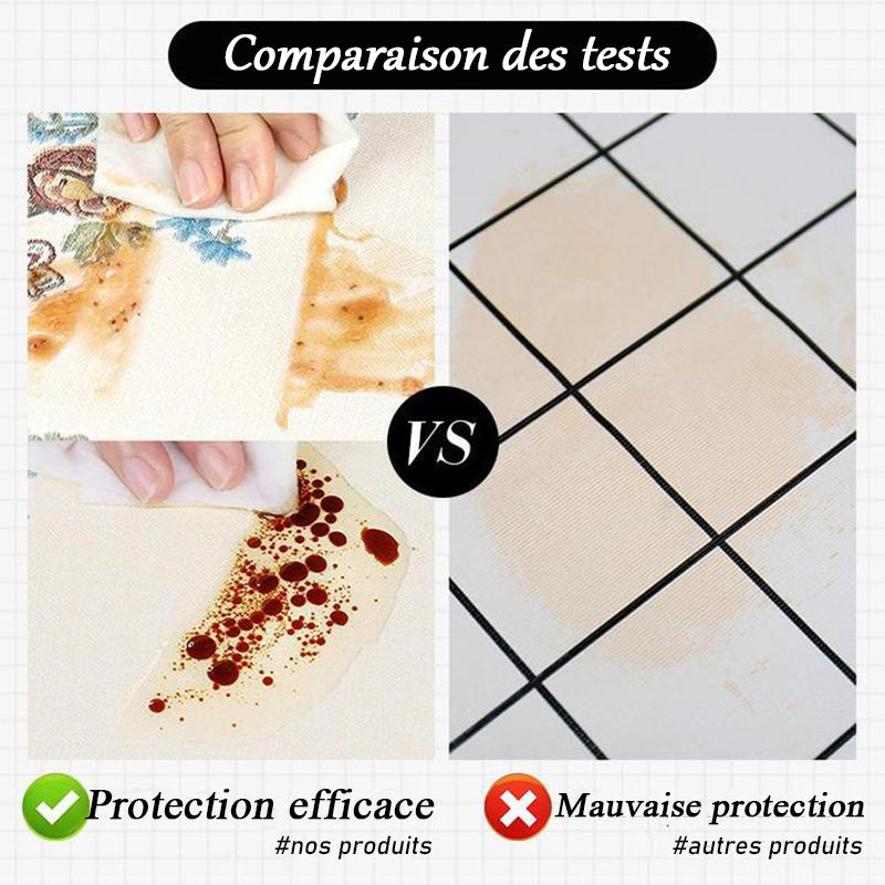 Nappe décorative imperméable et résistante à l'huile