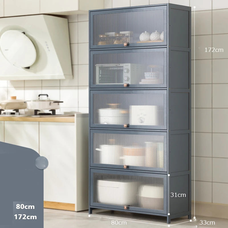 Multi-Level Storage Cabinet Utensil Organizer