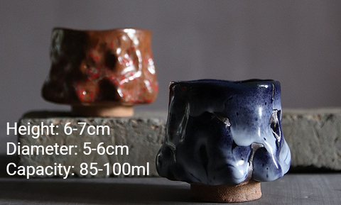 Art Tea Cup JianZhan Tenmoku Teacup Ripples