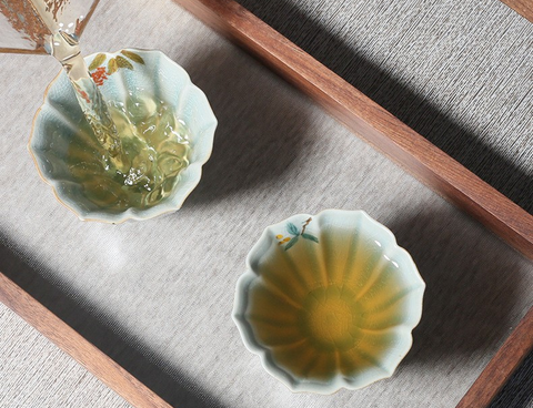 Art Tea Cup JianZhan Tenmoku Tea Cup Elegant