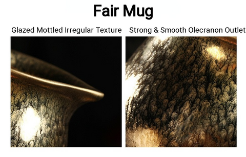 Art Tea Cup JianZhan Tenmoku Gilt Tea Set