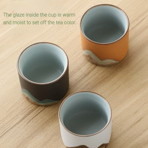 Art Tea Cup JianZhan Tenmoku Teacup Far Mountain