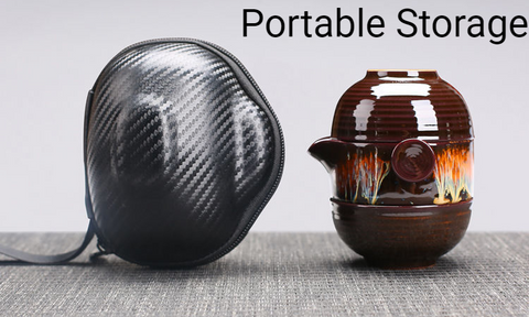 Art Tea Cup JianZhan Tenmoku Tea Set Firefly