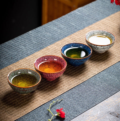 Art Tea Cup JianZhan Tenmoku Teacup Spring