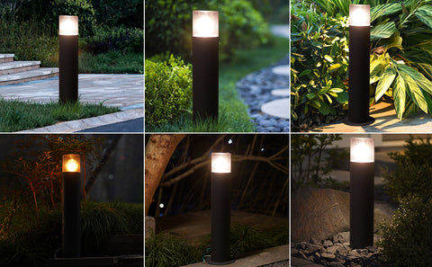 Inowel Bollard Pathway Lights Landscape Lighting Wired with GX53