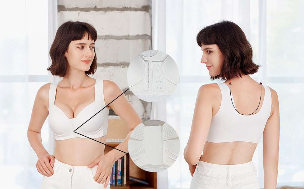 FallSweet comfort front closure t shirt bra