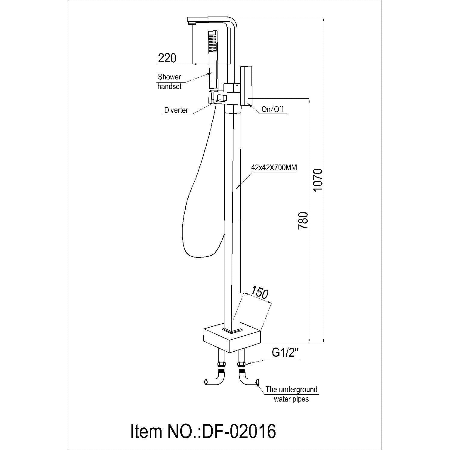 Vanity Art Freestanding Faucet UPC Certified - VA2016