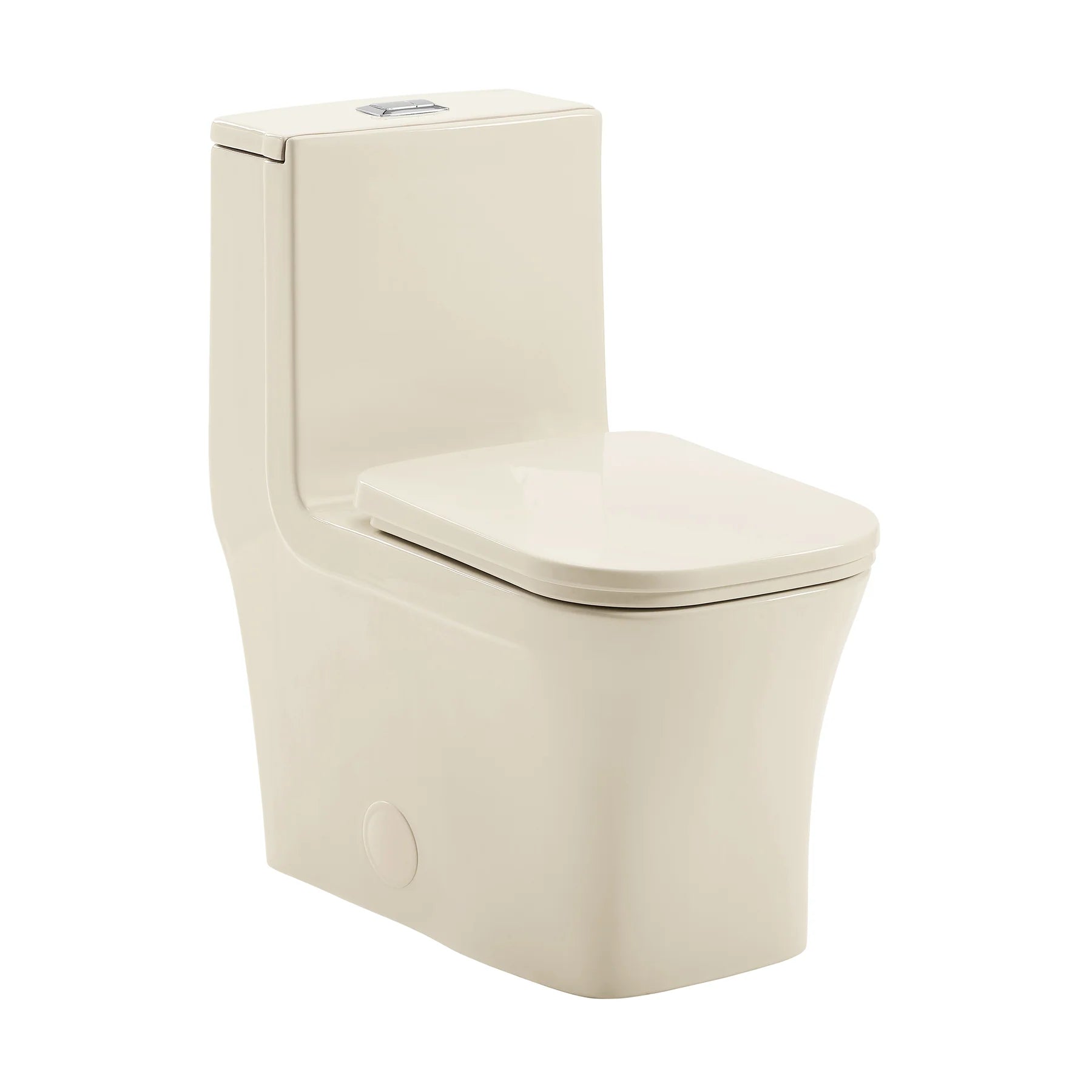 Swiss Madison Concorde One-Piece Square Toilet Dual-Flush 1.1/1.6 gpf in Bisque - SM-1T106BQ