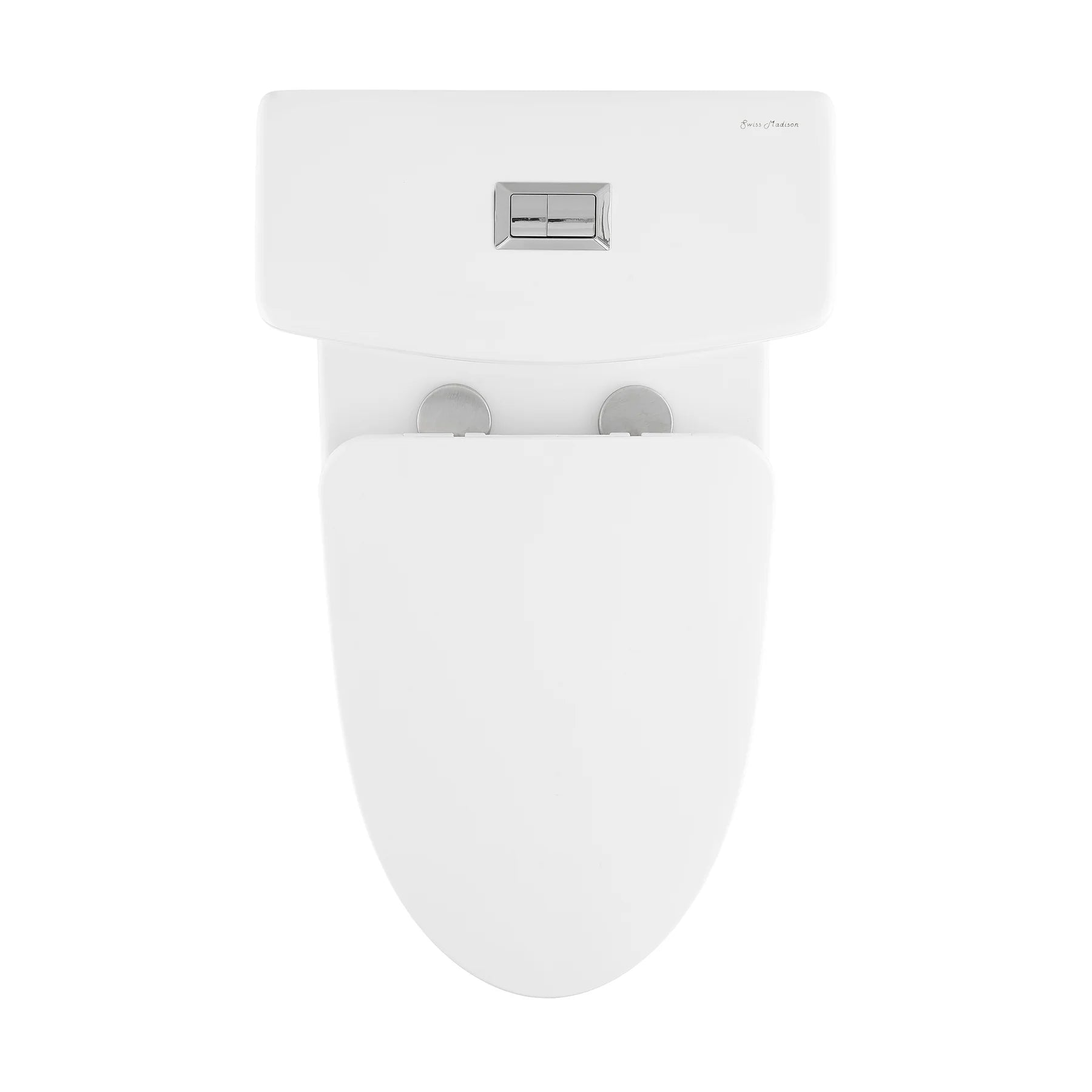 Swiss Madison Beau ?One-Piece Elongated Toilet Vortex? Dual-Flush 1.1/1.6 gpf - SM-1T115
