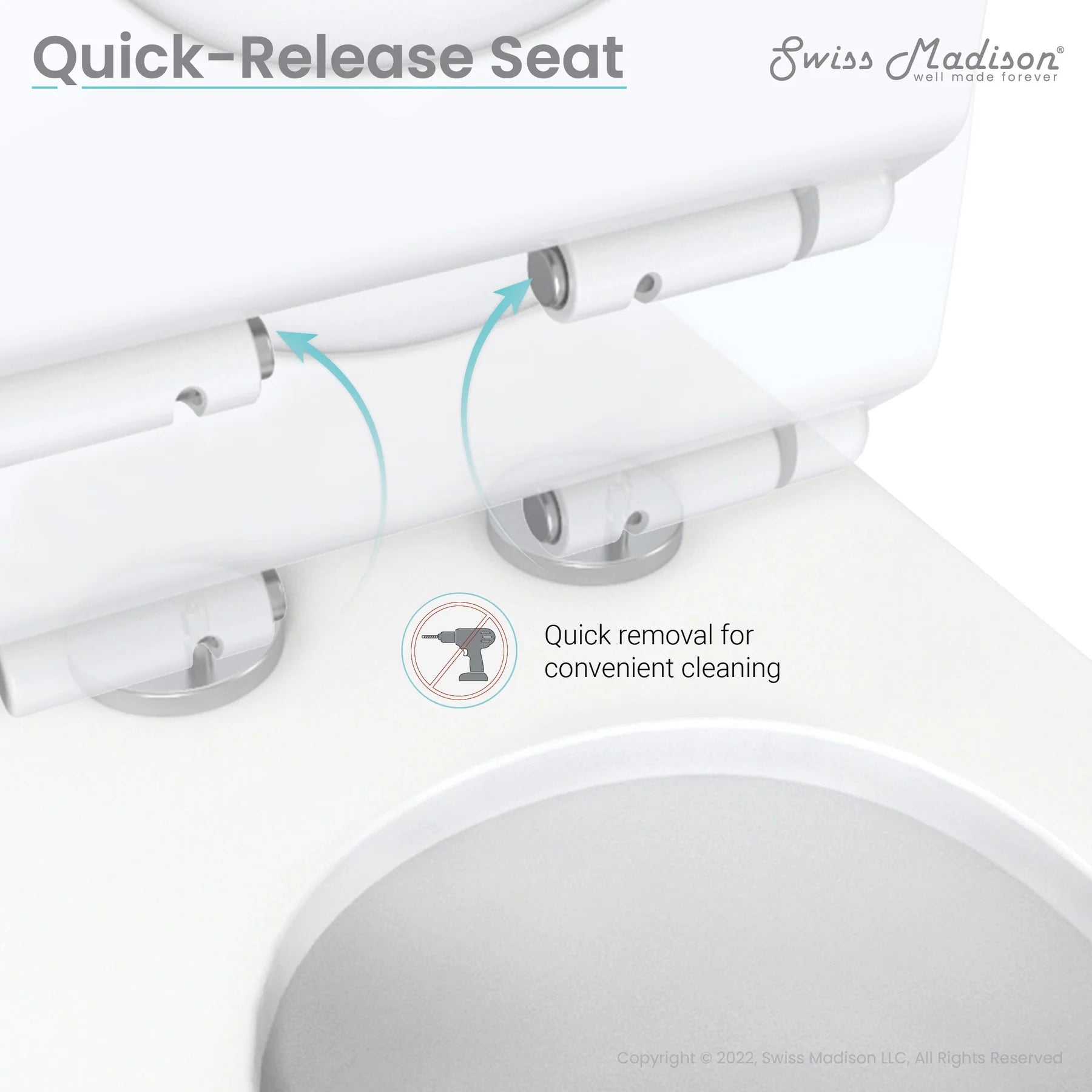 Swiss Madison Soleil One-Piece Elongated Toilet Gravity Dual-Flush 1.1/1.6 gpf - SM-1T210