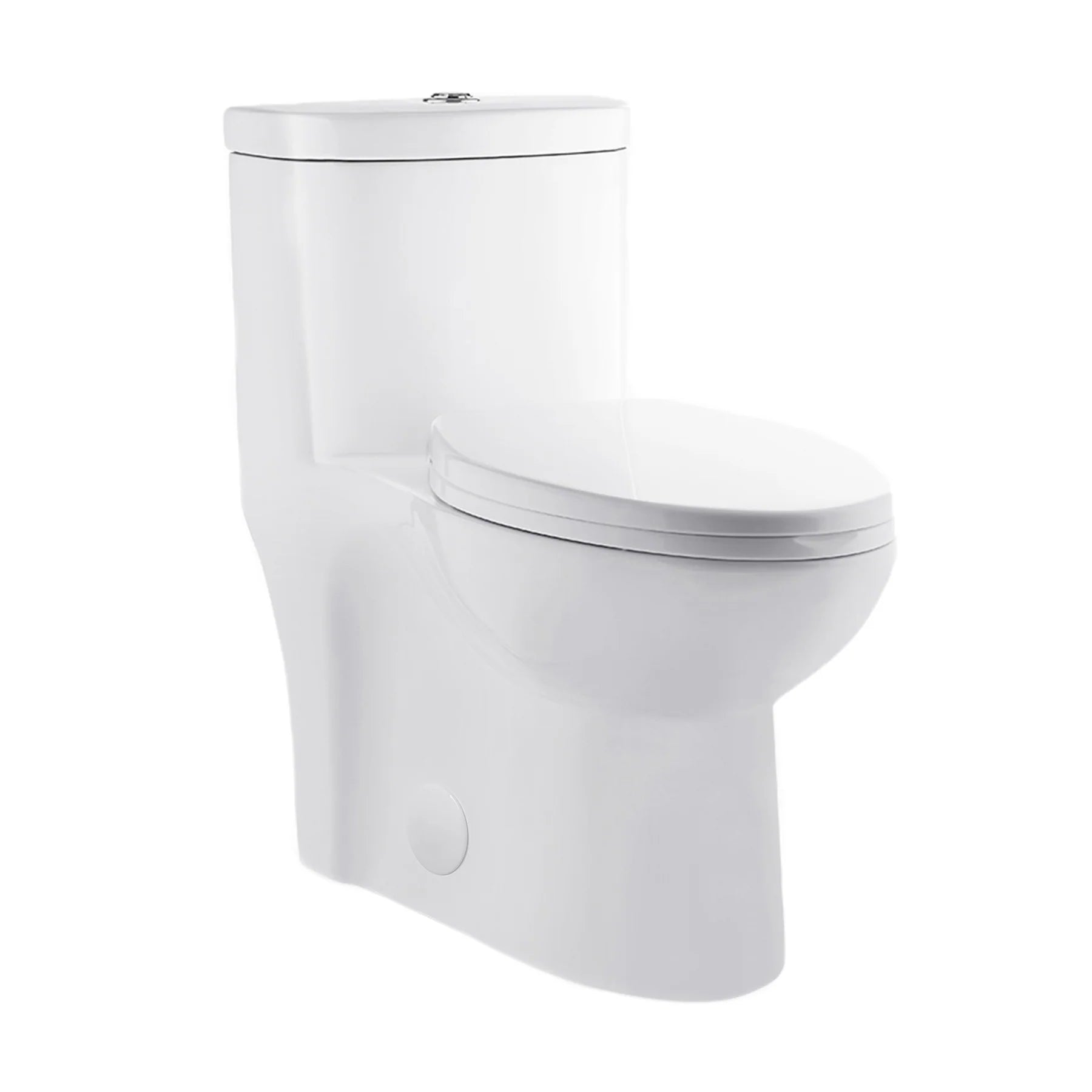 Swiss Madison Sublime One Piece Elongated Toilet with Touchless Retrofit Dual Flush 1.1/1.6 gpf ?- SM-1TK205