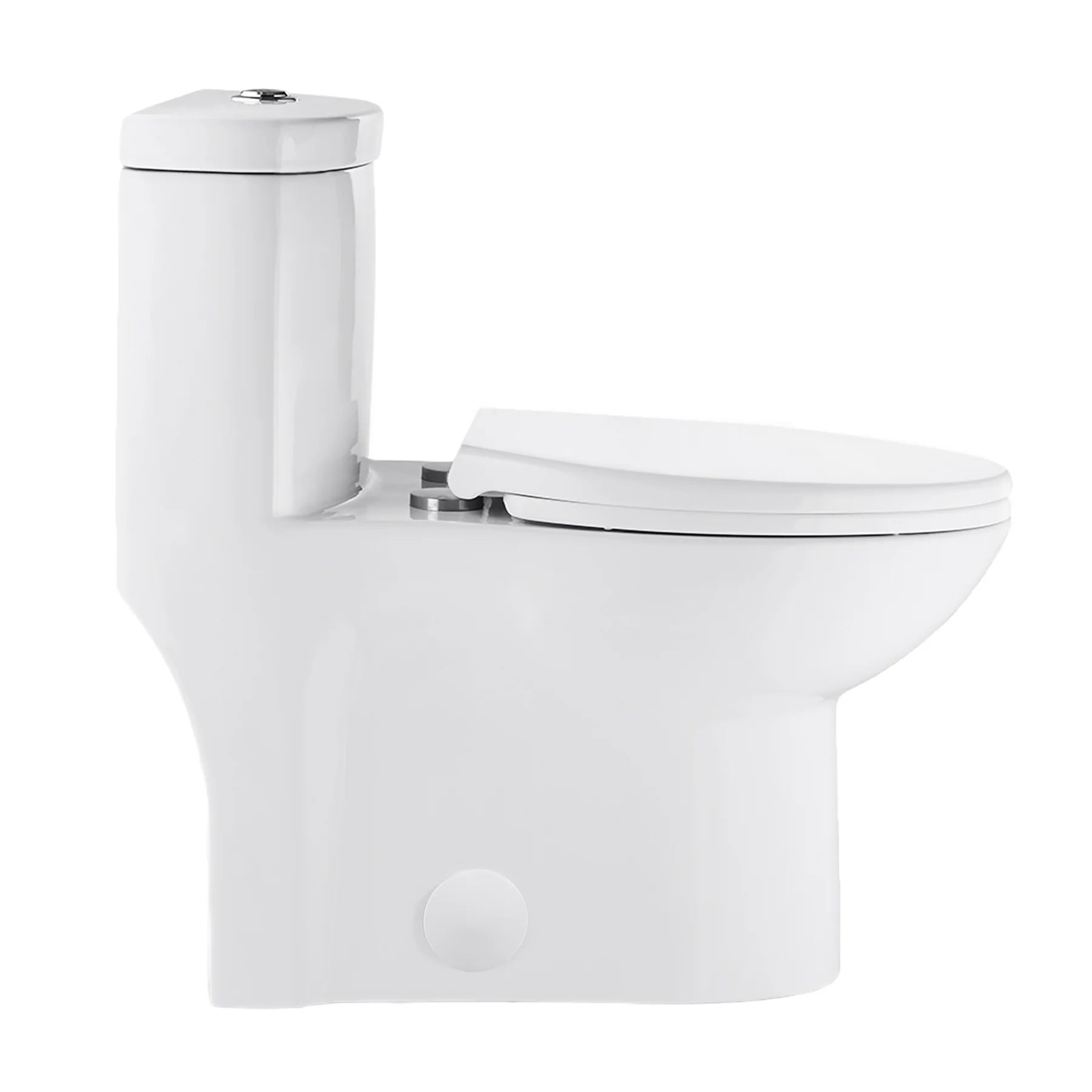 Swiss Madison Sublime One Piece Elongated Toilet with Touchless Retrofit Dual Flush 1.1/1.6 gpf ?- SM-1TK205