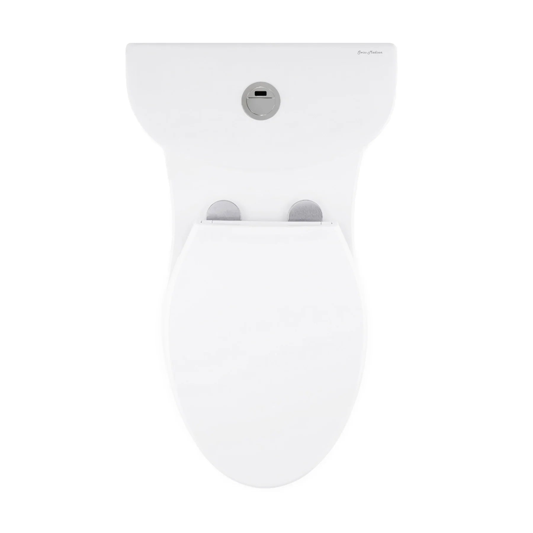 Swiss Madison Sublime One Piece Elongated Toilet with Touchless Retrofit Dual Flush 1.1/1.6 gpf ?- SM-1TK205