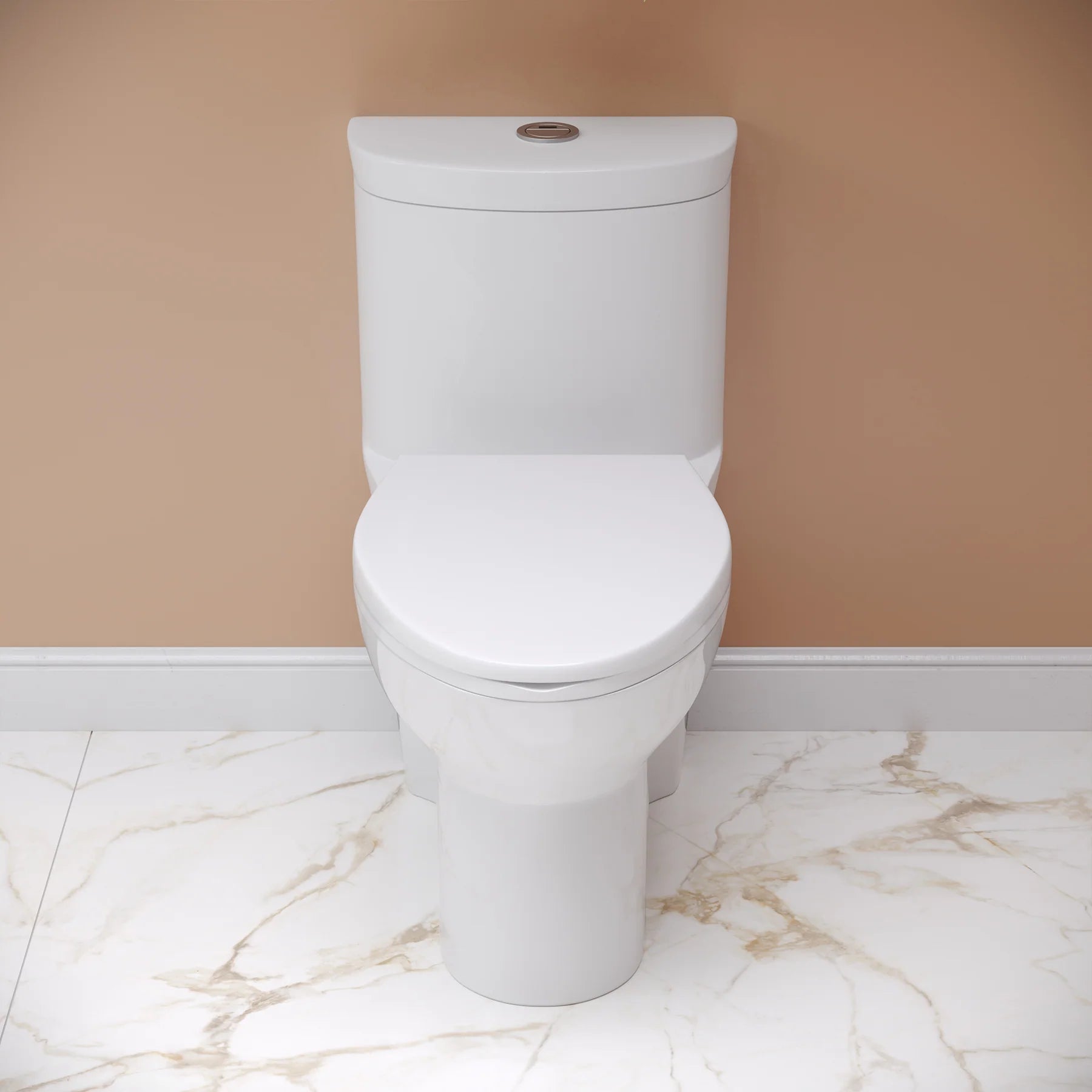 Swiss Madison Sublime One Piece Elongated Toilet with Touchless Retrofit Dual Flush 1.1/1.6 gpf ?- SM-1TK205