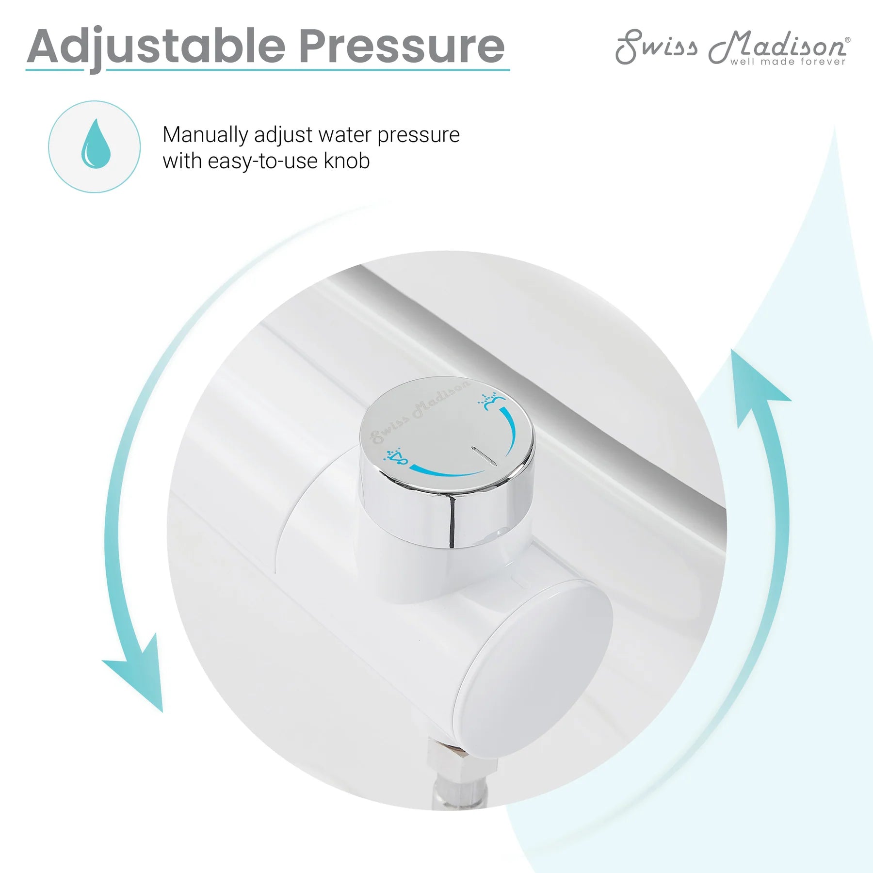 Swiss Madison Aqua Non-Electric Bidet Toilet Attachment - SM-BSA01