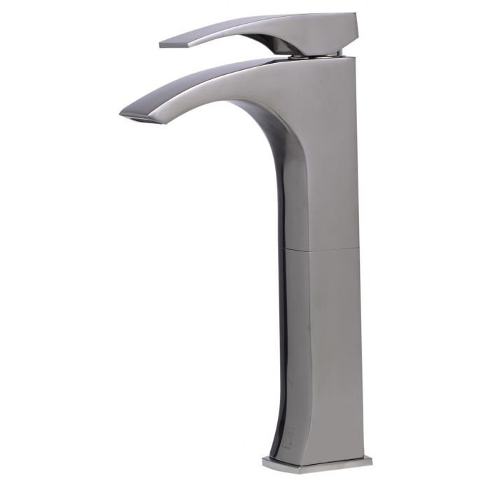 ALFI Single Lever Tall Modern Bathroom Faucet Polished/Brushed - AB1587