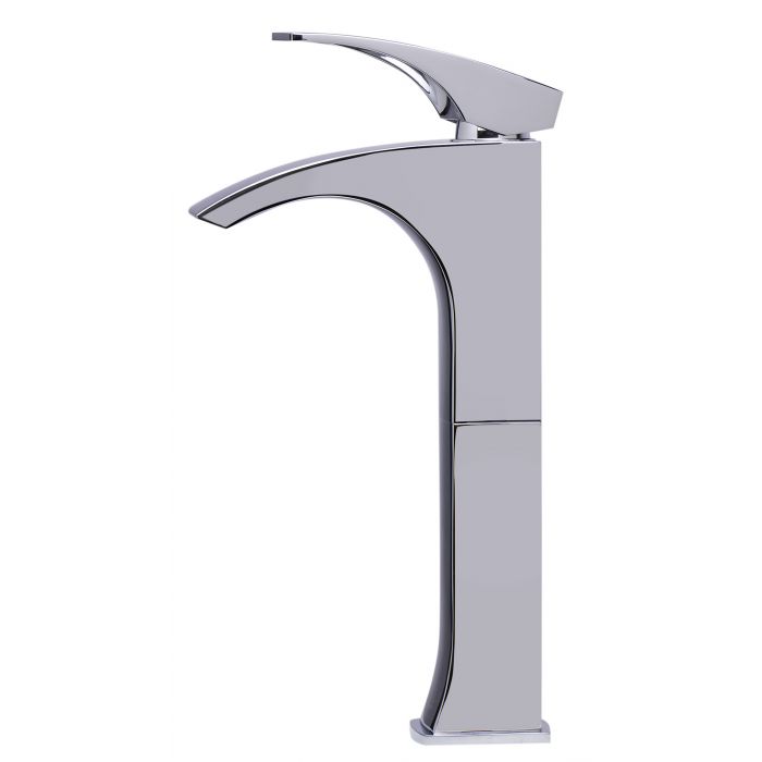 ALFI Single Lever Tall Modern Bathroom Faucet Polished/Brushed - AB1587