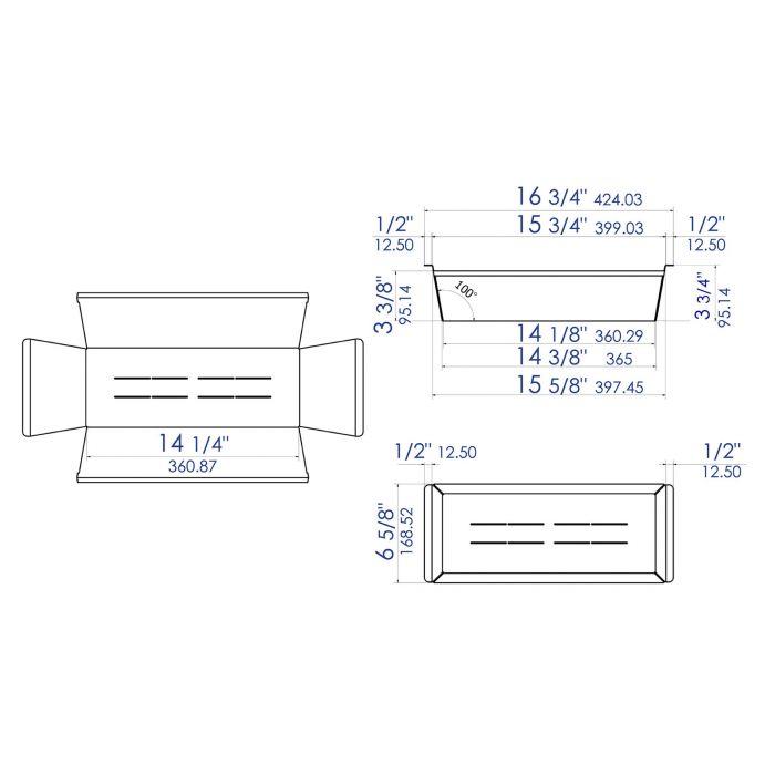 ALFI  Stainless Steel Colander Insert for Granite Sinks - AB85SSC