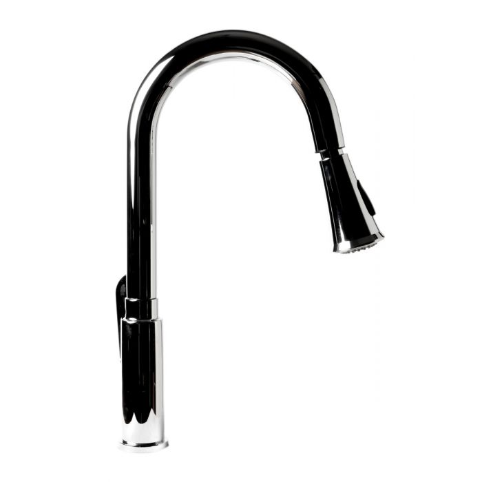 ALFI Gooseneck Pull Down Kitchen Faucet - ABKF3480