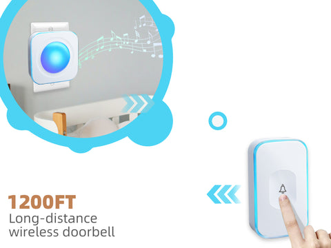 wireless flashing doorbell