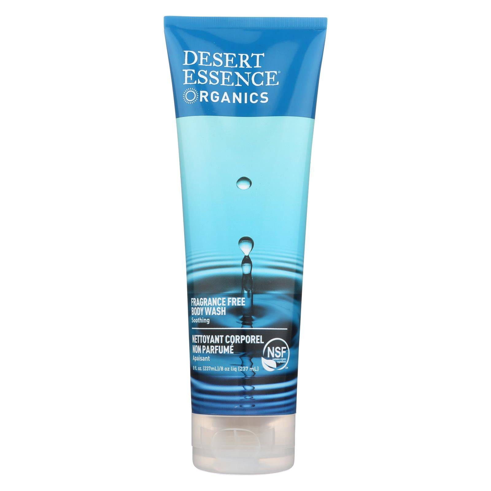 Desert Essence - Pure Body Wash Fragrance Free - 8 Fl Oz