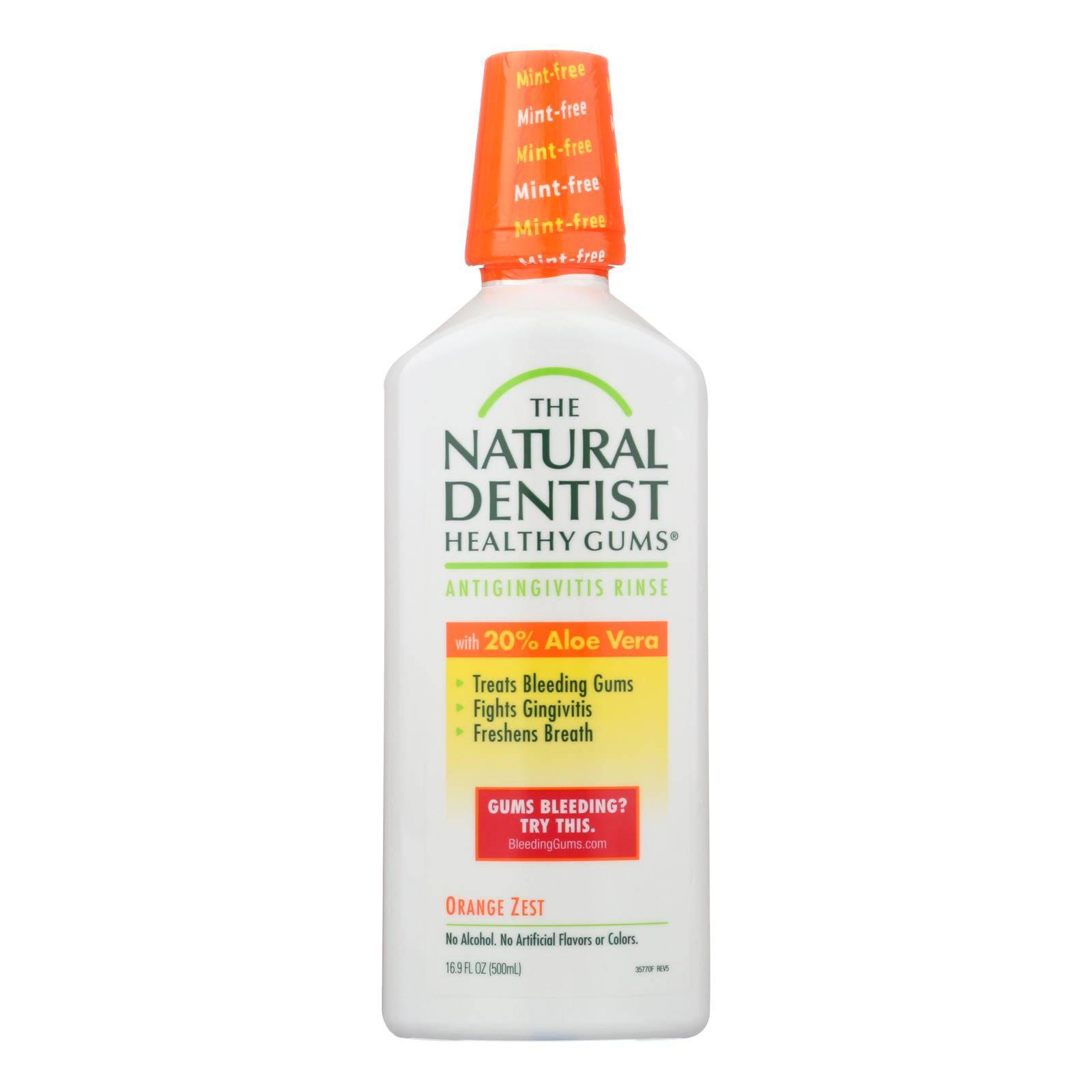 Natural Dentist Daily Healthy Gums Antigingivitis Rinse Orange Zest - 16 Fl Oz