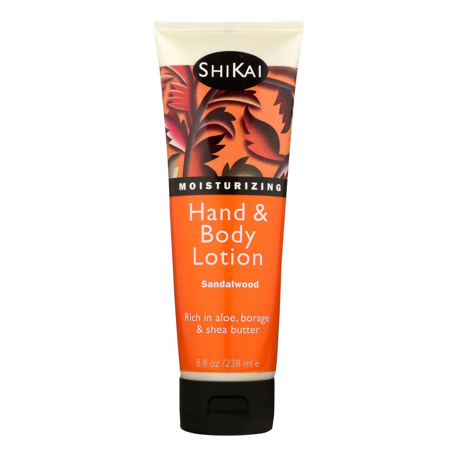 Shikai All Natural Hand And Body Lotion Sandlewood - 8 Fl Oz