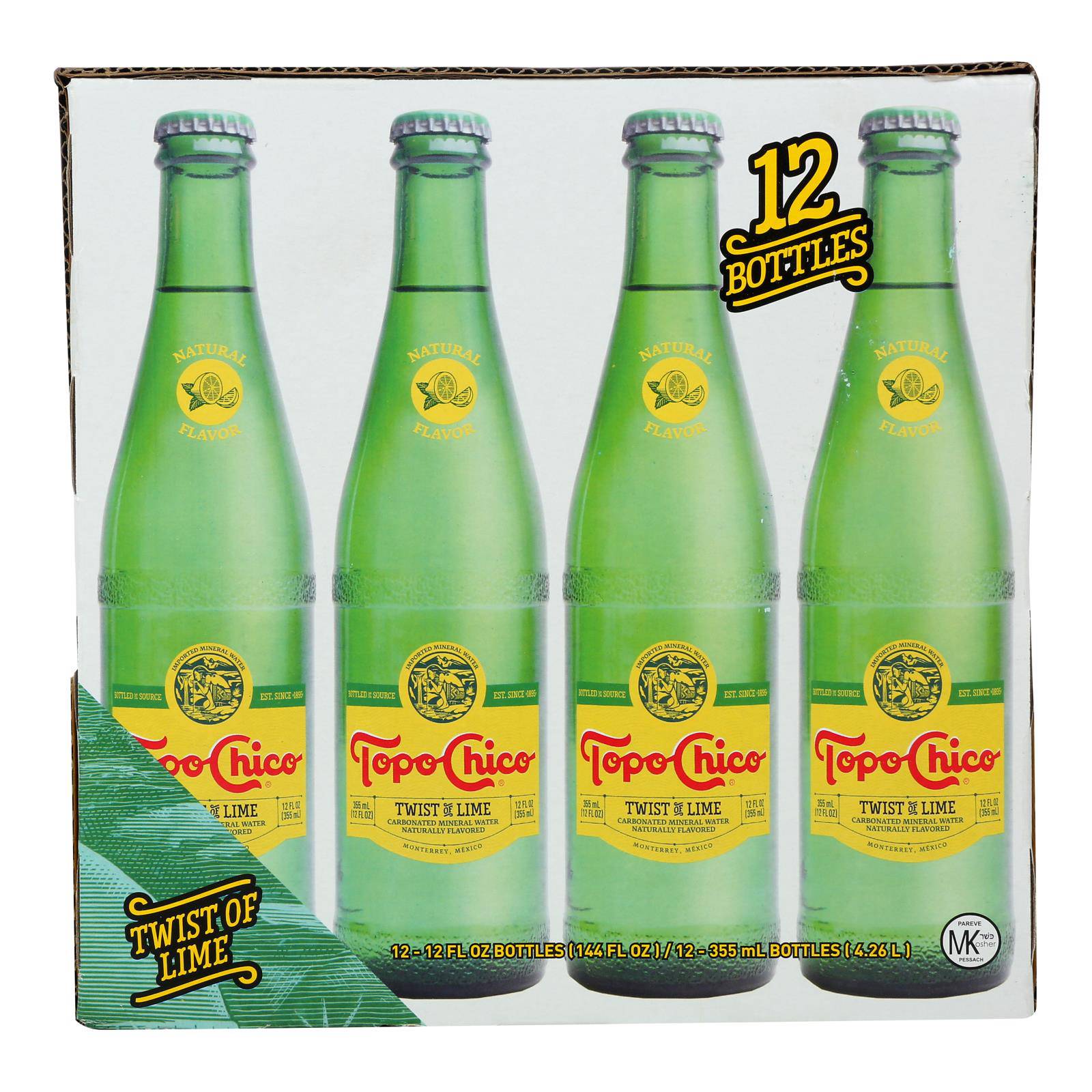 Topo Chico - Water Sparkling Twst Lime - 1 Each - 12-12 Fz