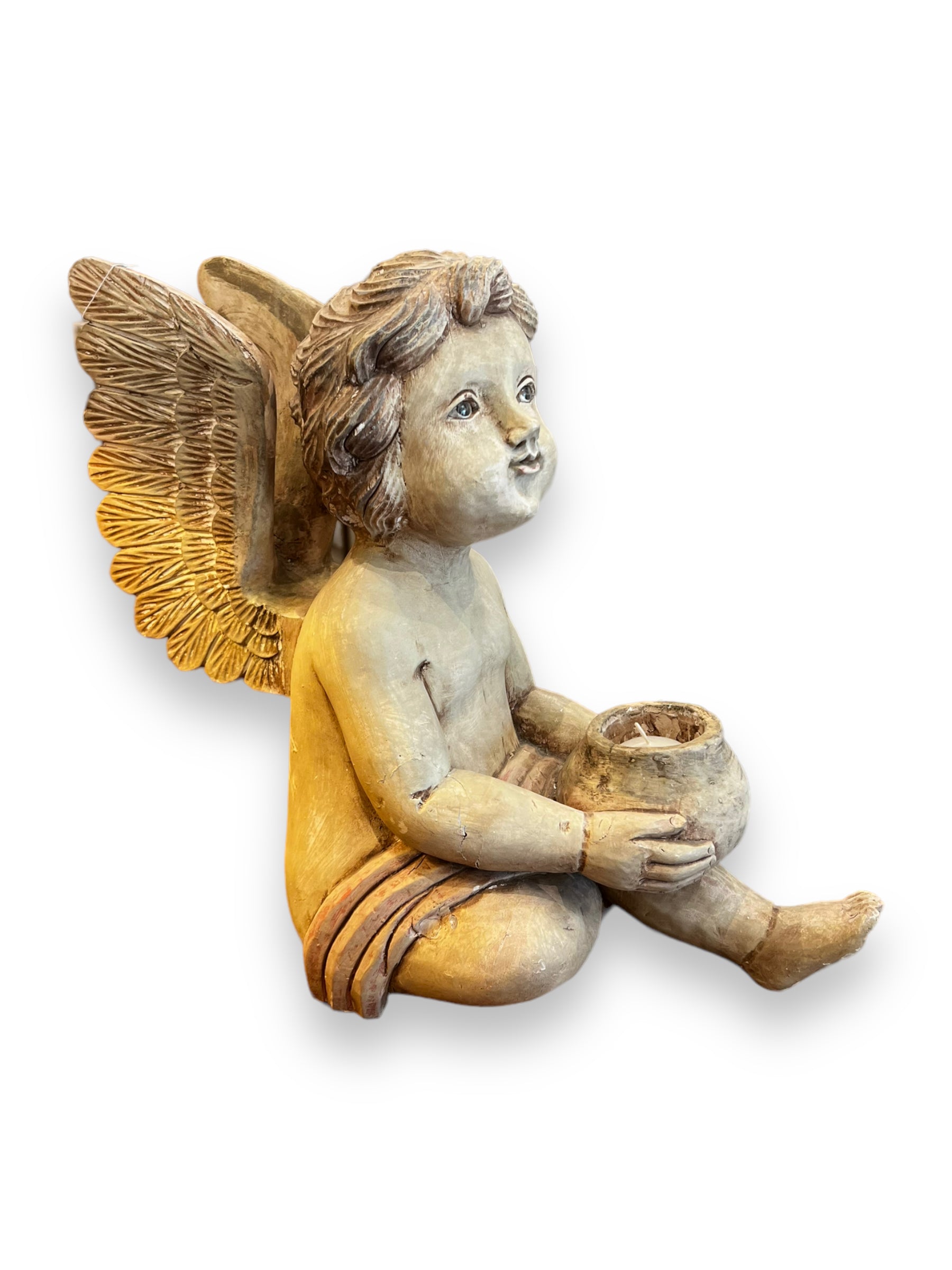 Sitting Carved Angel