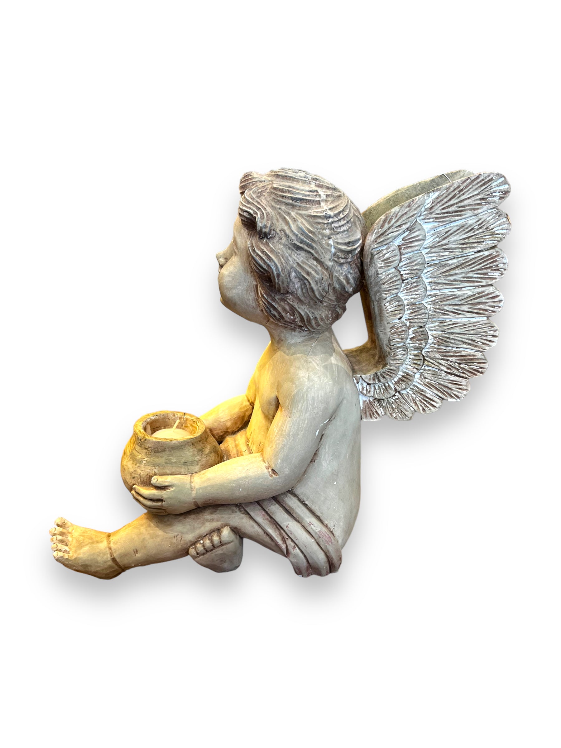 Sitting Carved Angel