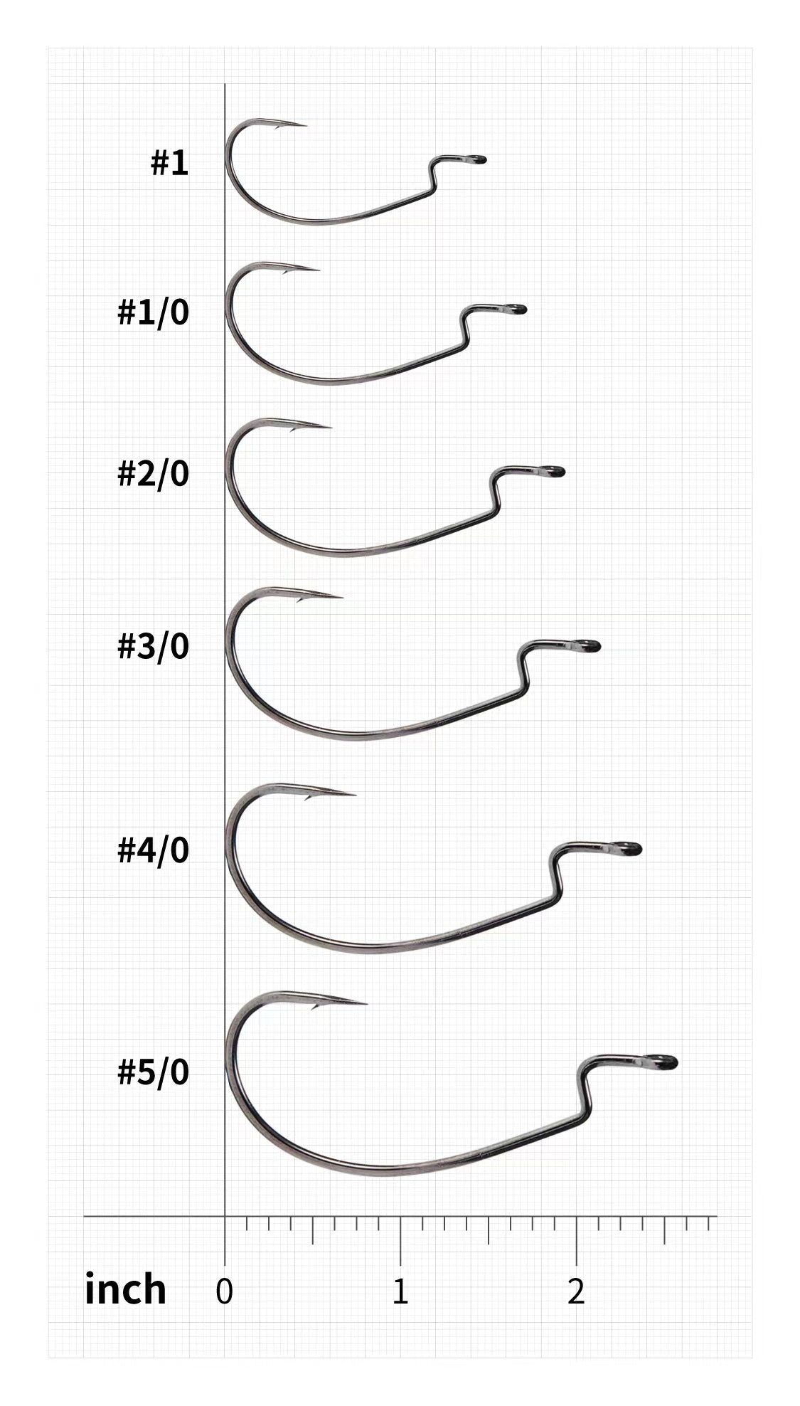 Nako Power EWG Offset Worm Hook 9203