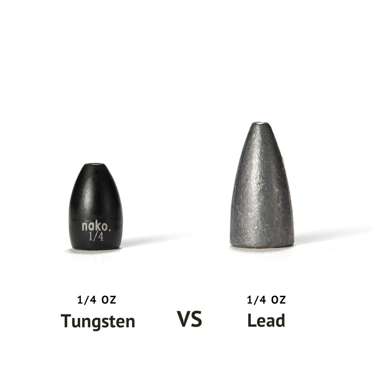  MUUNN 10 Pack Tungsten Free Rig Skinny Drop Shot
