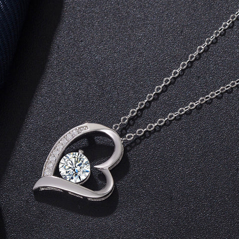 Hjärta Halsband Zirkon