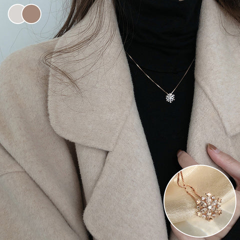 Glänsande Snöflinga Halsband