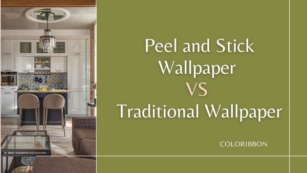 Peel and Stick Wallpaper VS Traditional Wallpaper