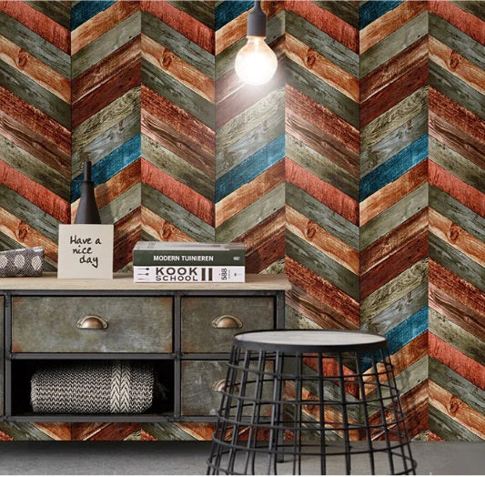 Wood Grain wallpaper ideas for home office