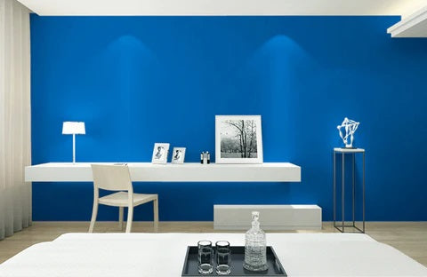 blue home office wallpaper