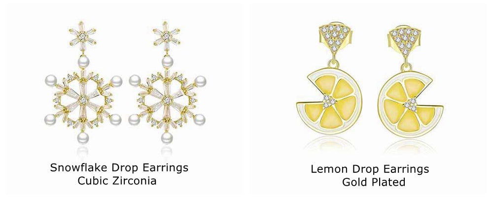 Bamoer Jewelry  Different Types of Earrings Set Style-Drop Earrings